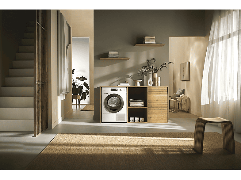 Miele TEC 655WP ECOspeed Wärmepumpentrockner (8 kg, EEK: C, 64 dB(A)), Lotosweiß) — Foto 4 von 5