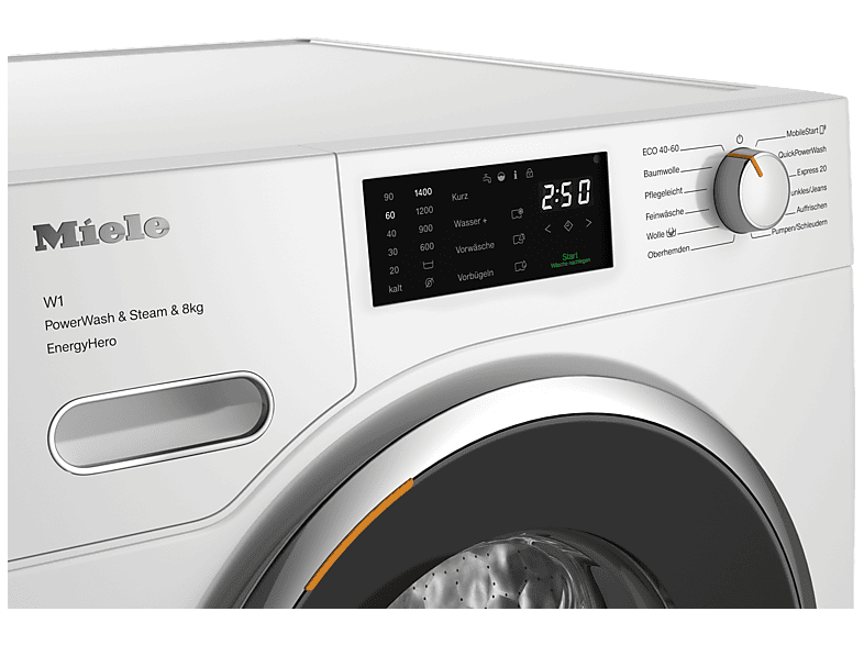 Miele WWE 380 WPS Waschmaschine (8 kg, 1400 U/Min., A, Frontlader) — Foto 4 von 5