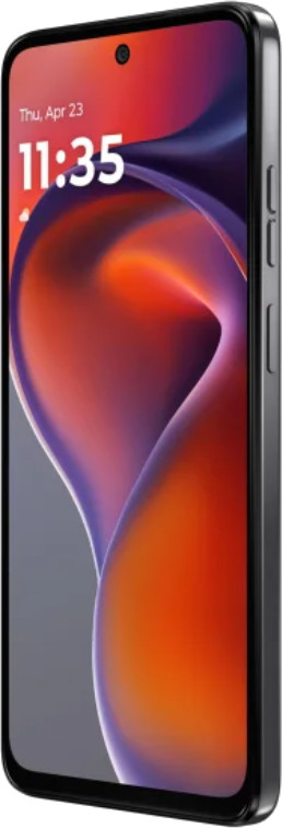 Zbliżenie smartfona z ekranem pokazującym datę i godzinę.