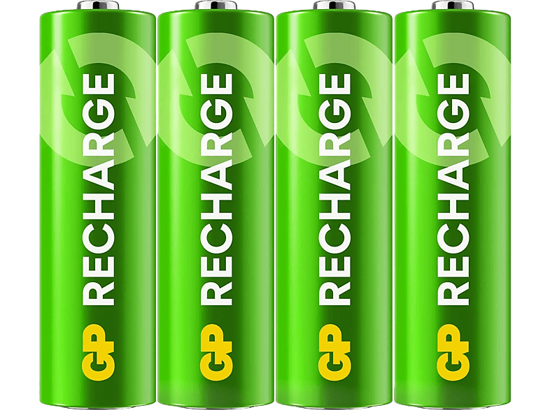 GP Batteries Oplaadbare Batterij Recharge 1300 Mah Aa C4 4 Stuks