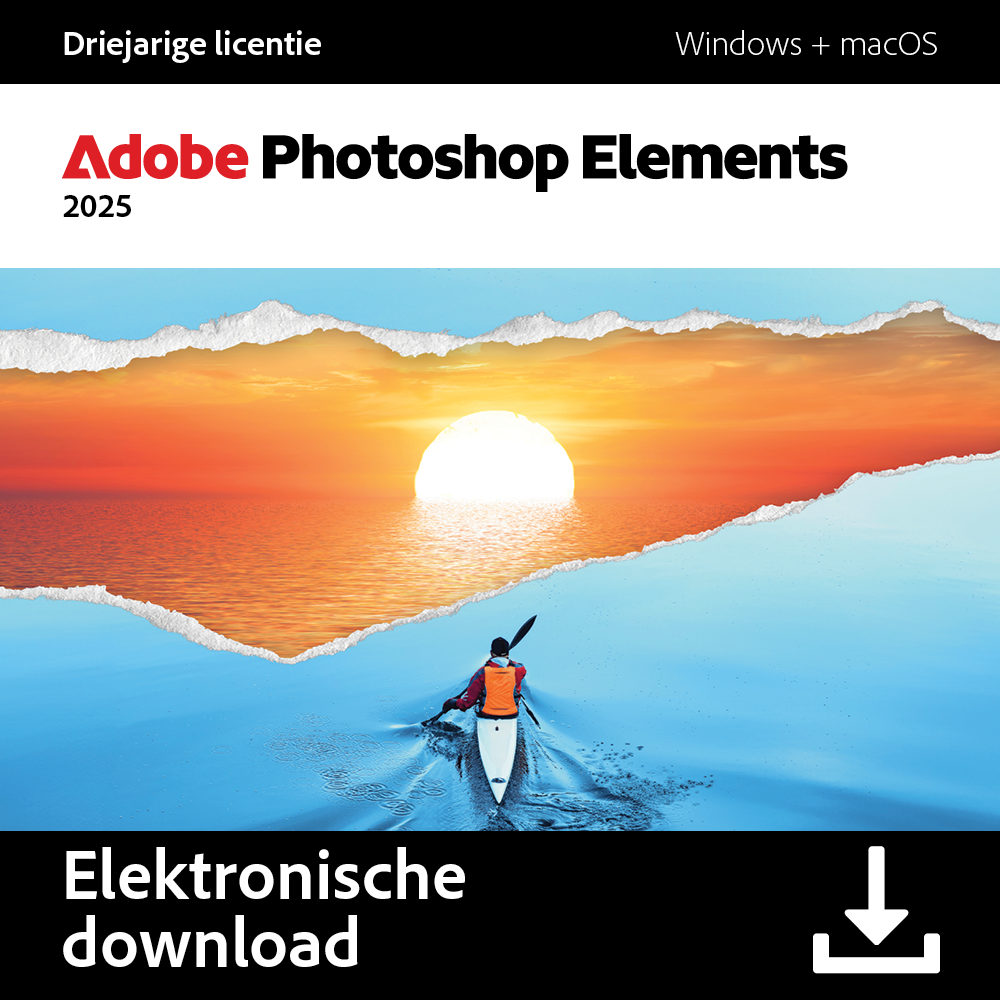 Adobe Software Photoshop Elements 2025 - 36 Maanden Nl Pc