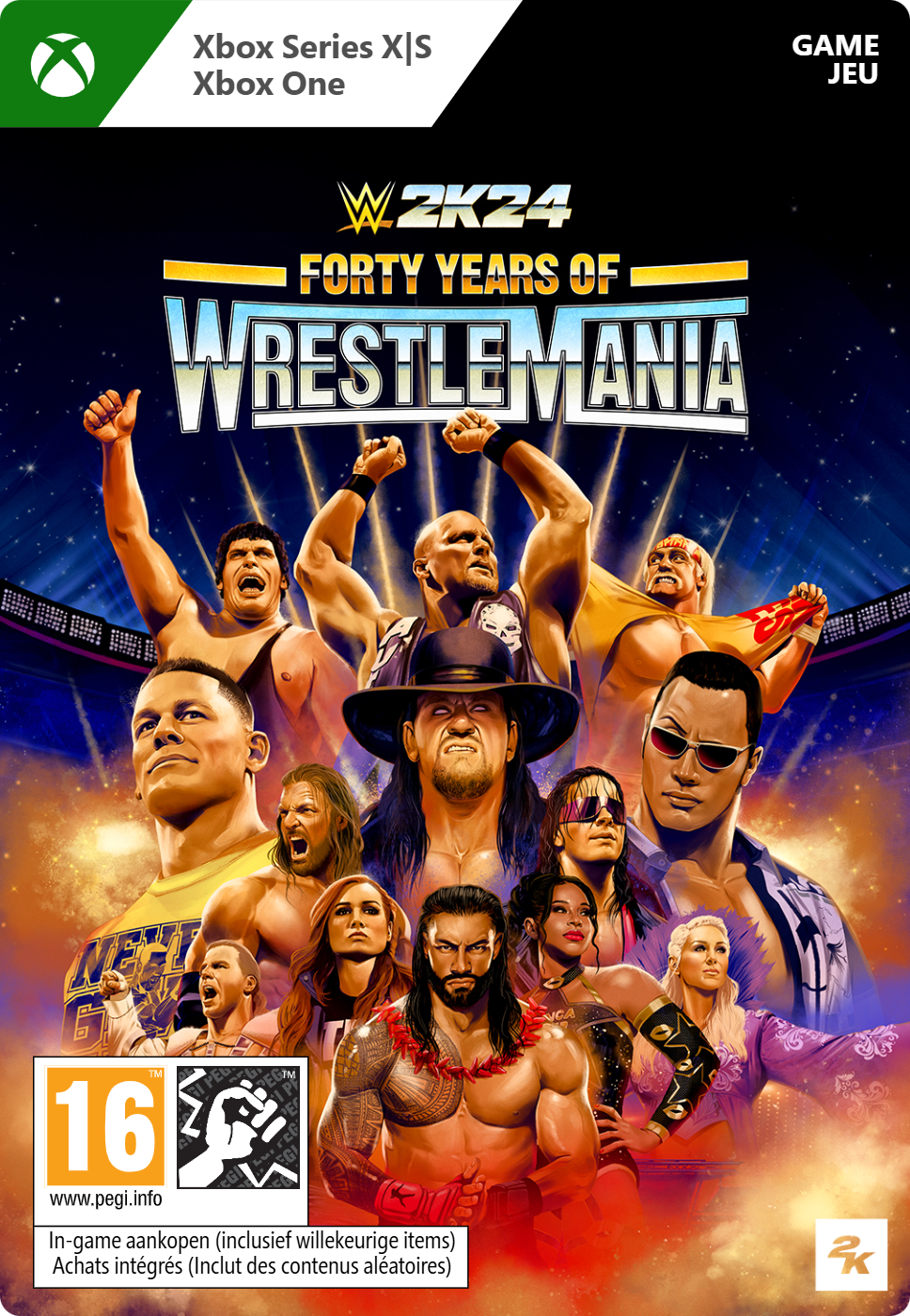 Microsoft Wwe 2k24: 40 Years Of Wrestlemania Edition - Xbox Series X