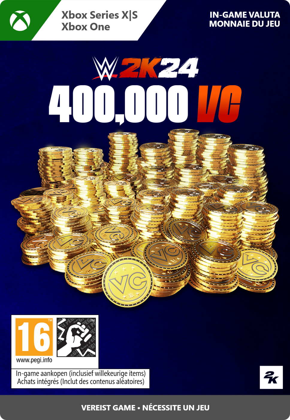 Microsoft Wwe 2k24 - 400000 Vc Pack Xbox Series X