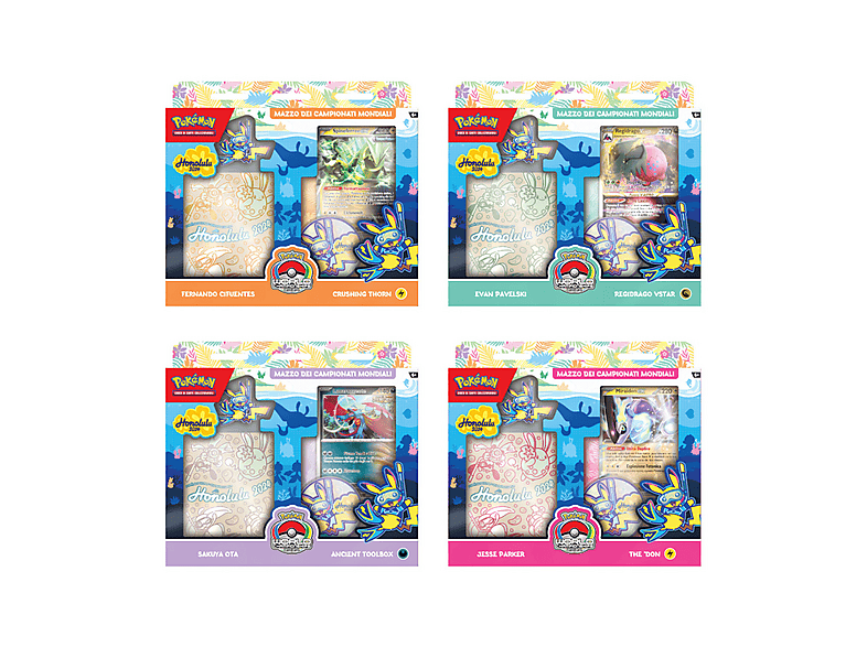 Carte da gioco Pokémon Mazzi Camp.Mondiali 2025