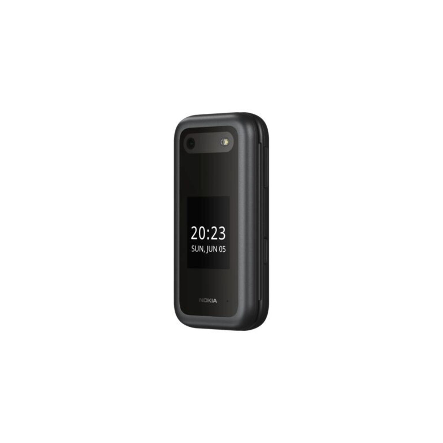 A black Nokia phone displays the time 20:23 and the date SUN, JUN 05. It is set against a white background.