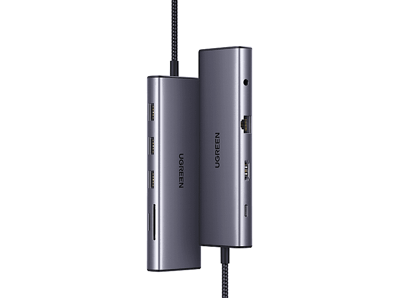 Thumbnail - UGREEN Multifunktion USB-C Hub, Gray