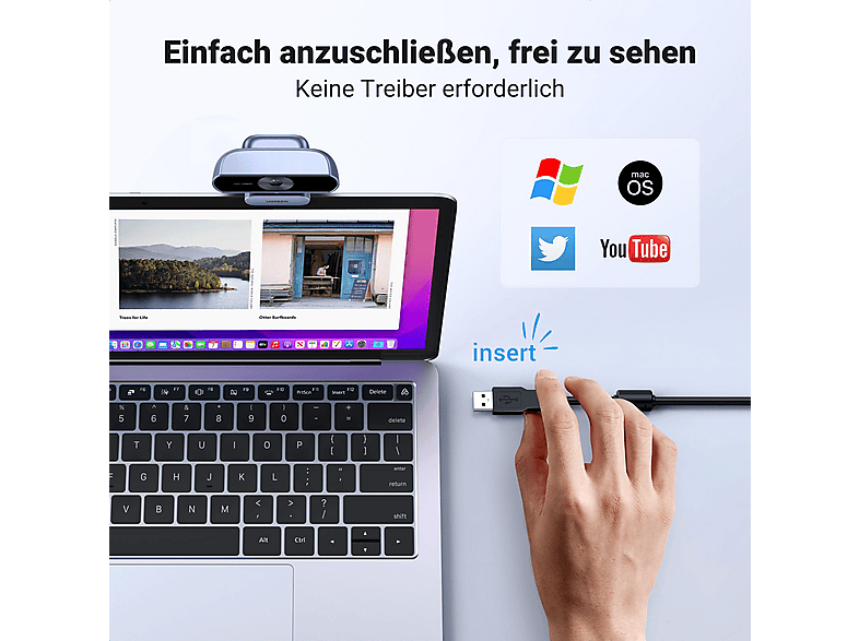 Thumbnail - UGREEN USB HD Webcam