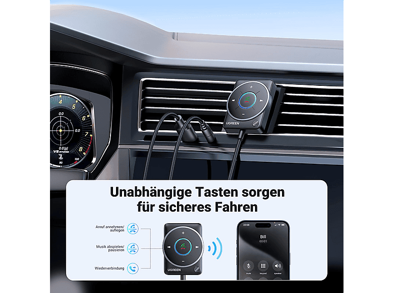 Thumbnail - UGREEN Bluetooth 5.4 Aux Transmitter