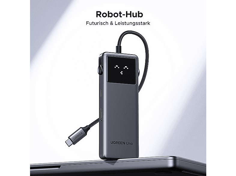 Thumbnail - UGREEN 6-in-1 USB-C Hub, Gray