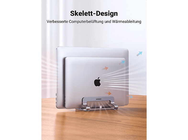 Thumbnail - UGREEN Vertikaler, Silver