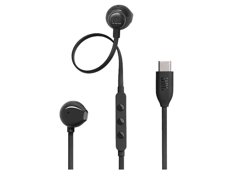 JBL TUNE 305C, In-ear Kopfhörer Black