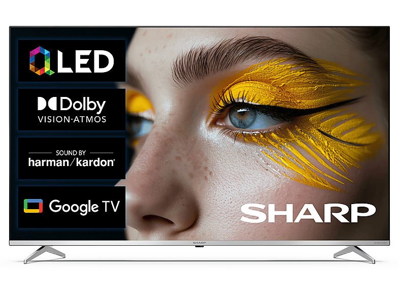 Telewizor QLED SHARP 55GP6465E 55" 4K Google TV Quantum Dot