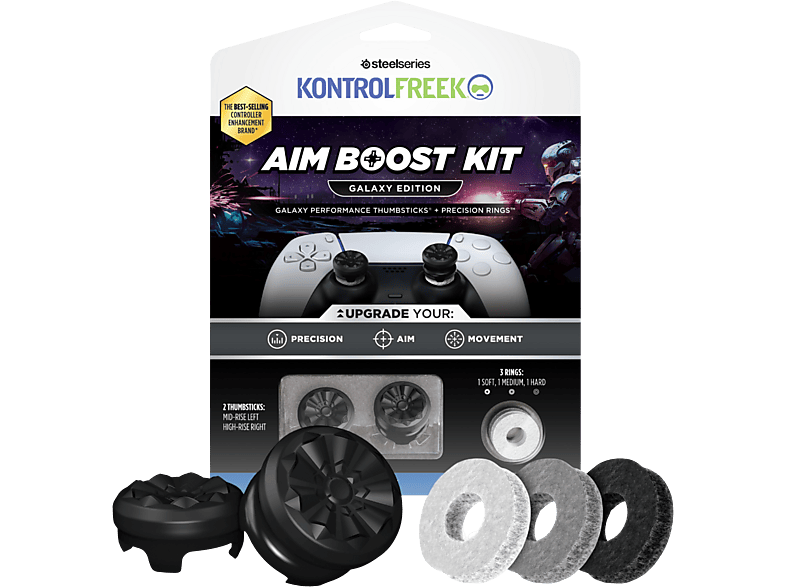 Kontrolfreek Controller Accessoires Galaxy Aim Boost Kit PS5/ps4 Zwart (6204-ps5)