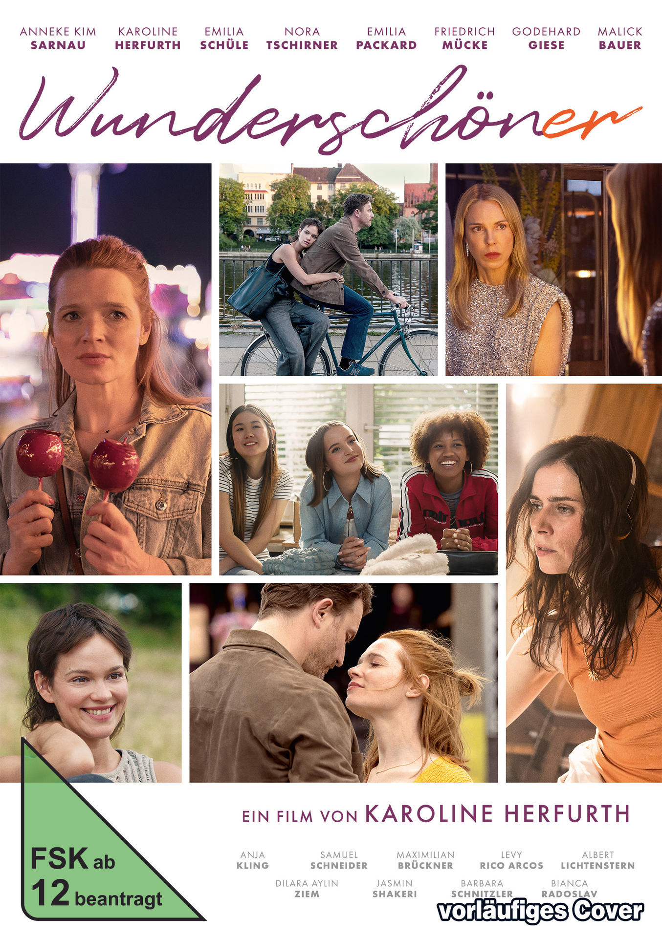 Filmposter für 'Wunderschöner' mit mehreren Schauspielern und Szenen.