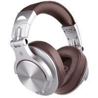 ONEODIO ONEODIO A70 Bluetooth und Wired DJ-Kopfhörer, Silber/Braun
