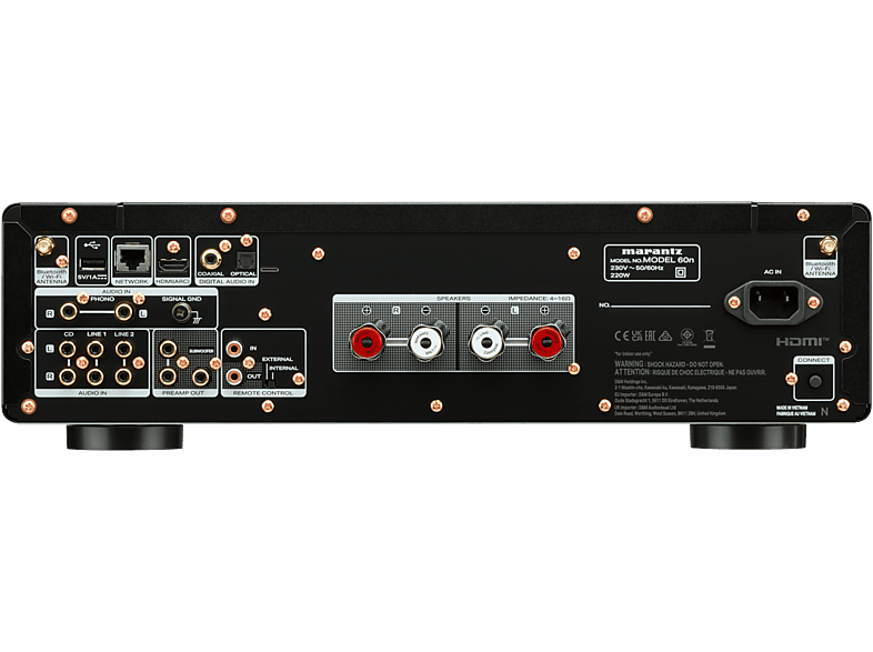 Marantz MODEL 60n - Netzwerk-Vollverstärker, Schwarz — Foto 2 von 2