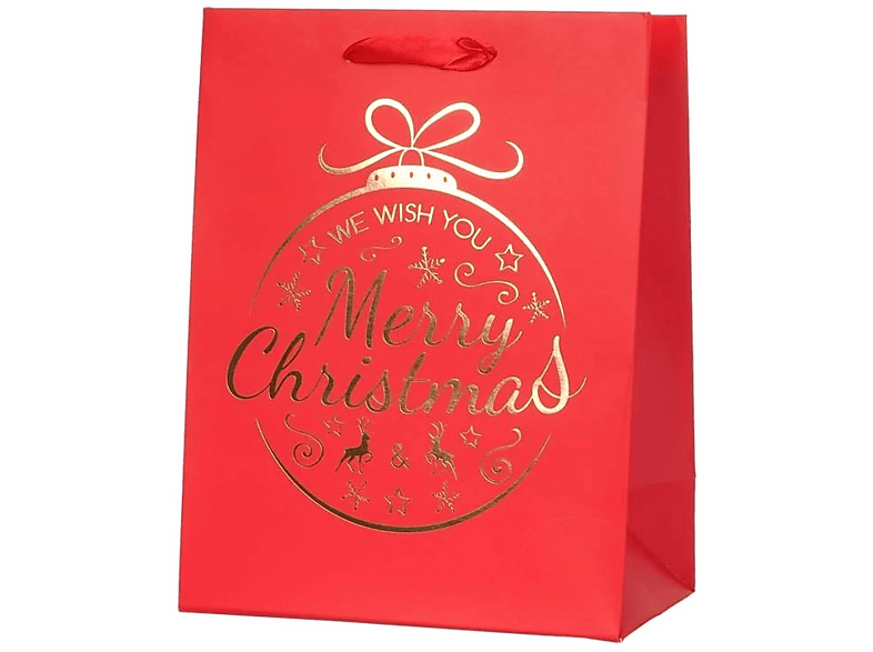 Torebka prezentowa CANPOL TL-20S 18 x 23 cm Świąteczna Mix wzorów Wielokolorowy