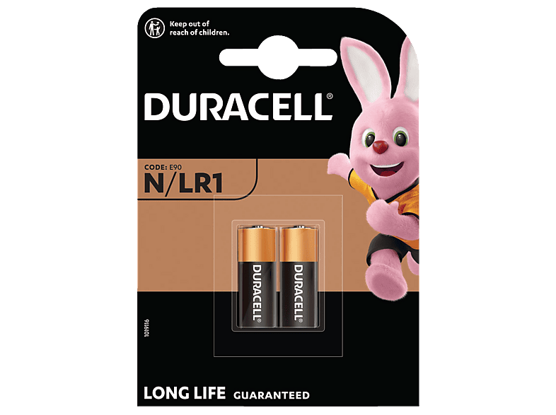 Duracell N/LR1 E90 Batterien – 10 Stück, Lange Lebensdauer, In 5 Blistern