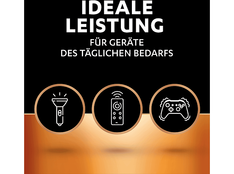 Thumbnail - DURACELL Plus Power 9V (Alkaline) Batterie, Alkaline, 1.5 Volt 4 Stück