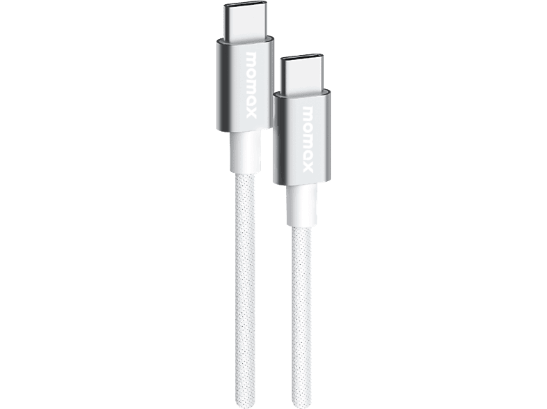 MOMAX DC35W Mag Link USB-C to USB-C 100W USB2.0 Magnetic Şarj Kablosu Beyaz