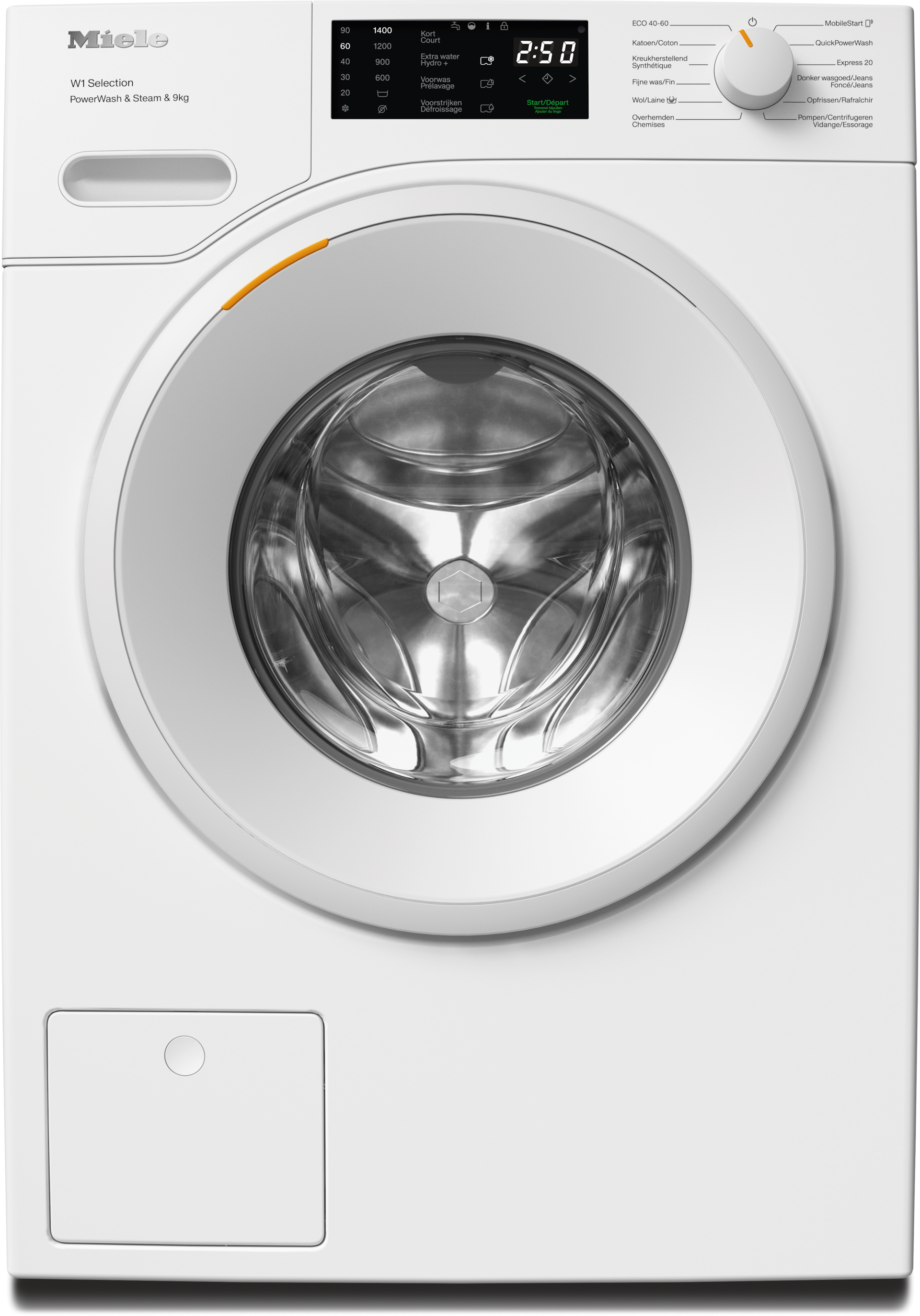 MIELE WSD383WCS Elöltöltős mosógép