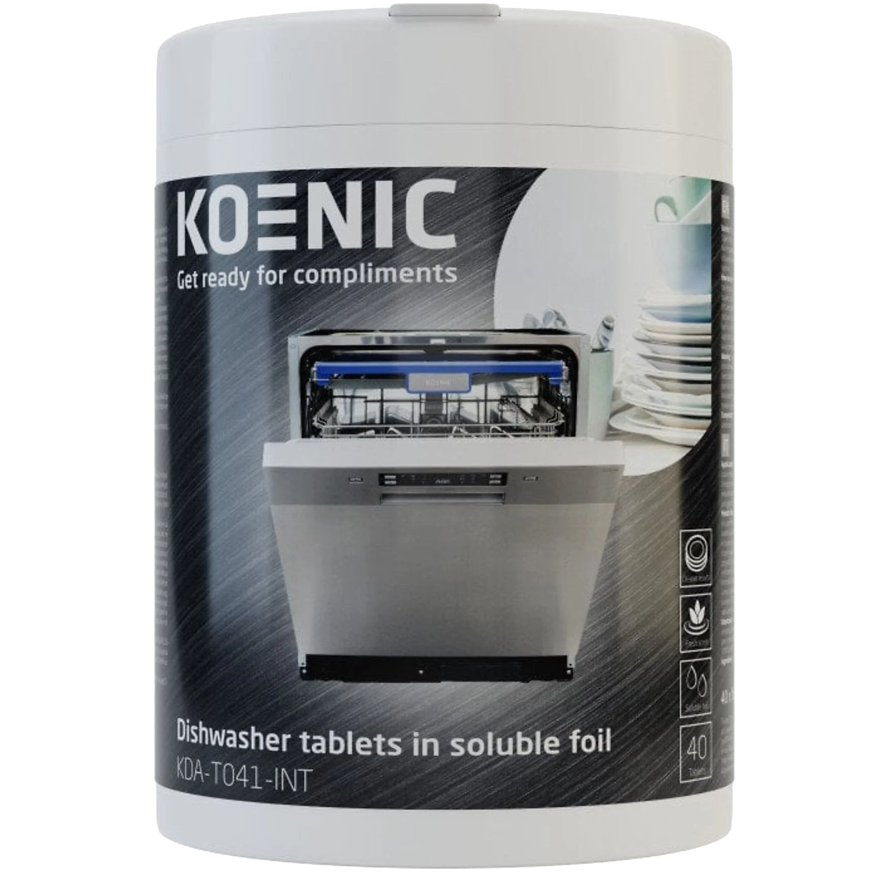 KOENIC KDA041INT Mosogatógép tabletta 40 db oldható fólia, színes doboz , 20g