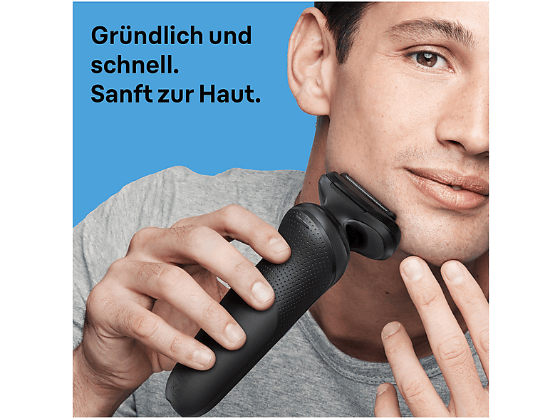 Thumbnail - BRAUN 52-N7200cc Rasierer Series 5 Schwarz (Cassette, Reinigungsstation: Ja)