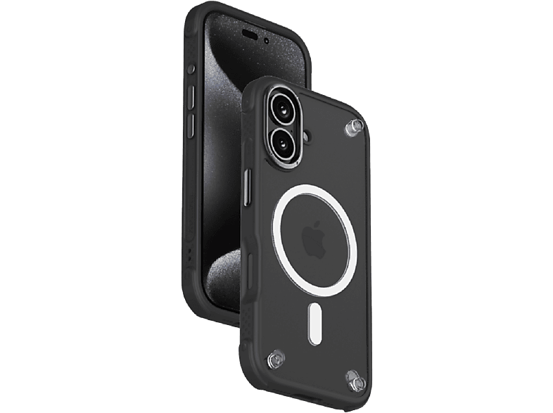 MOMAX MUAP24SD Air CaseForm Magnetic Case iPhone 16 Telefon Kılıfı Siyah