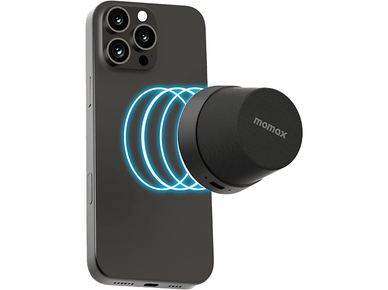 MOMAX BS6HKD 1-Vibe Go Manyetik Wireless Taşınabilir Kablosuz