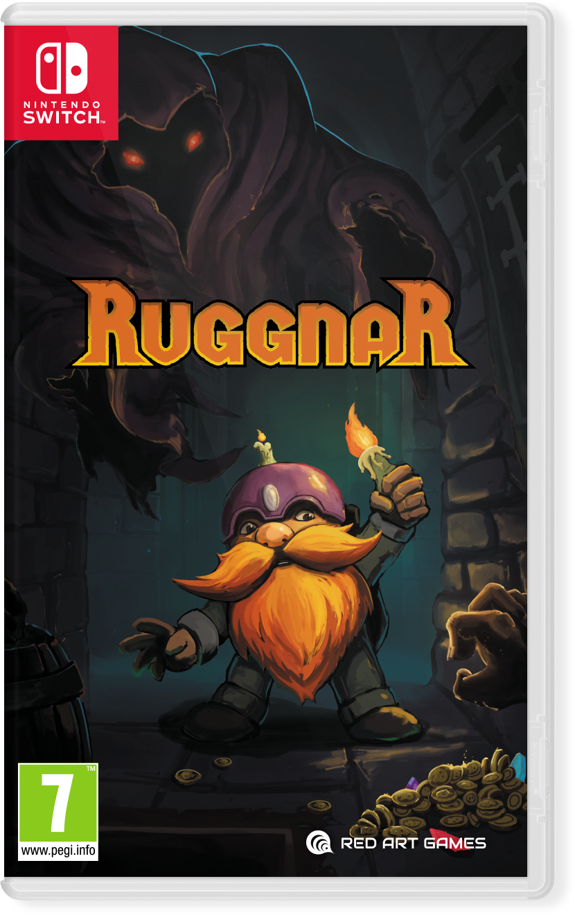 Caja del juego Ruggnar para Nintendo Switch.