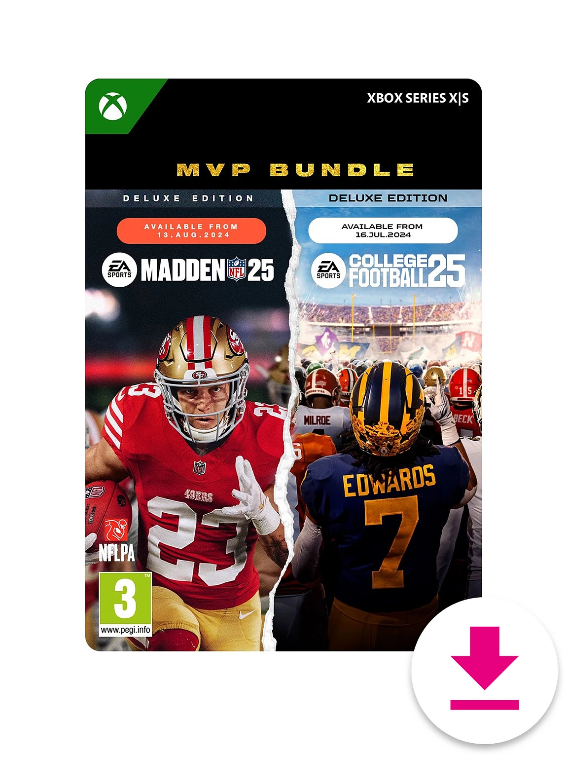 Microsoft Mvp Bundle Deluxe Edition (madden Nfl 25 & College Football 25) Xbox Series X