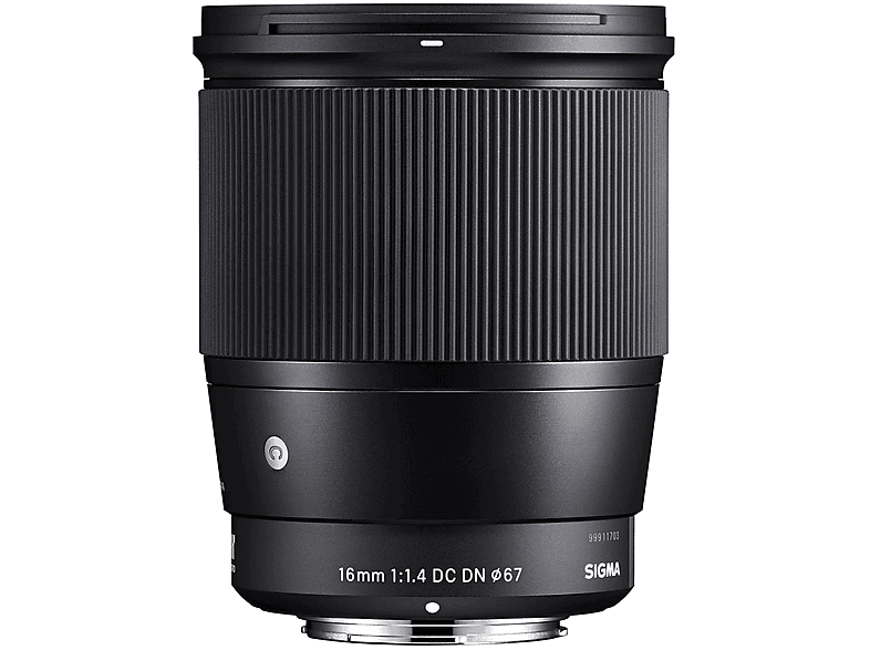 SIGMA Contemporary 16 mm f./1.4 (Weitwinkel-Objektiv für Canon R-Mount, Schwarz)