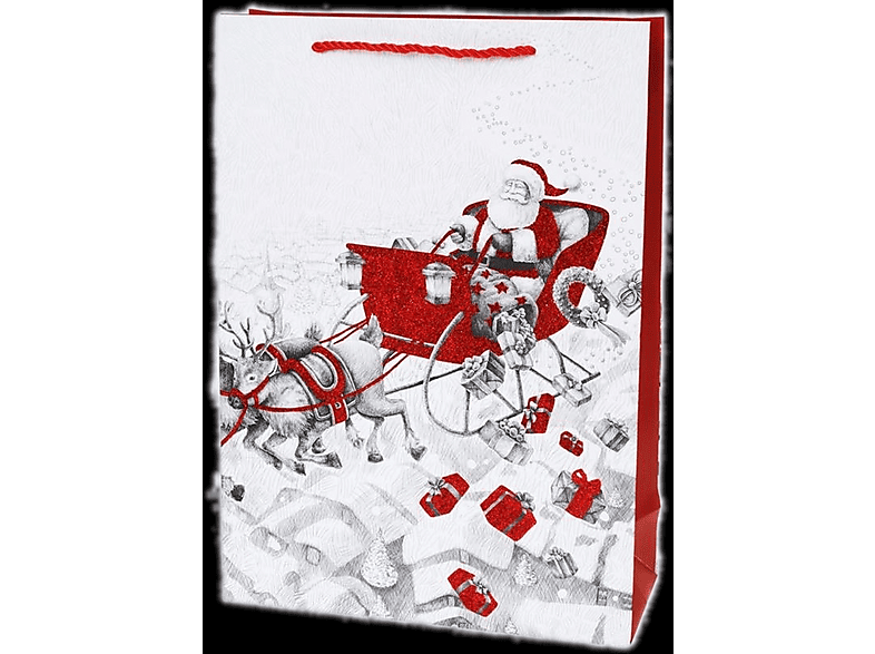 Torebka prezentowa CANPOL TY-40S 30 x 42 cm Świąteczna Wielokolorowy