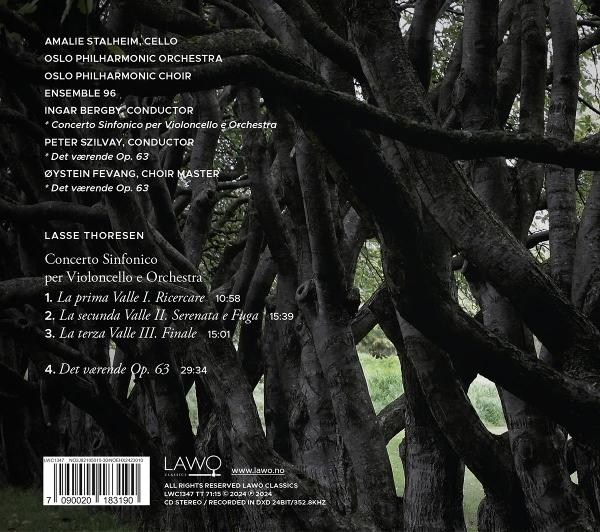 Eine detaillierte Ansicht eines CD-Covers mit Text über eine musikalische Darbietung.
