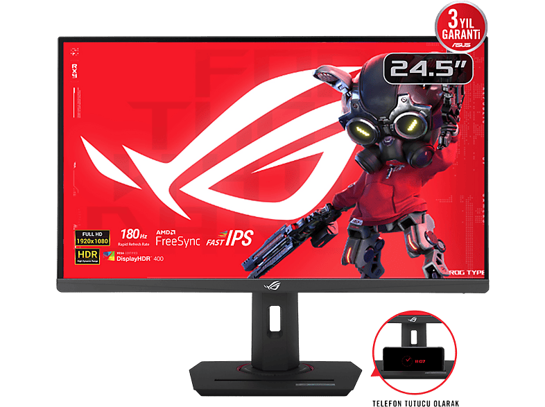 ASUS Rog Strix XG259CS 24.5 inç 180Hz 1ms IPS LED FHD Gaming Monitör