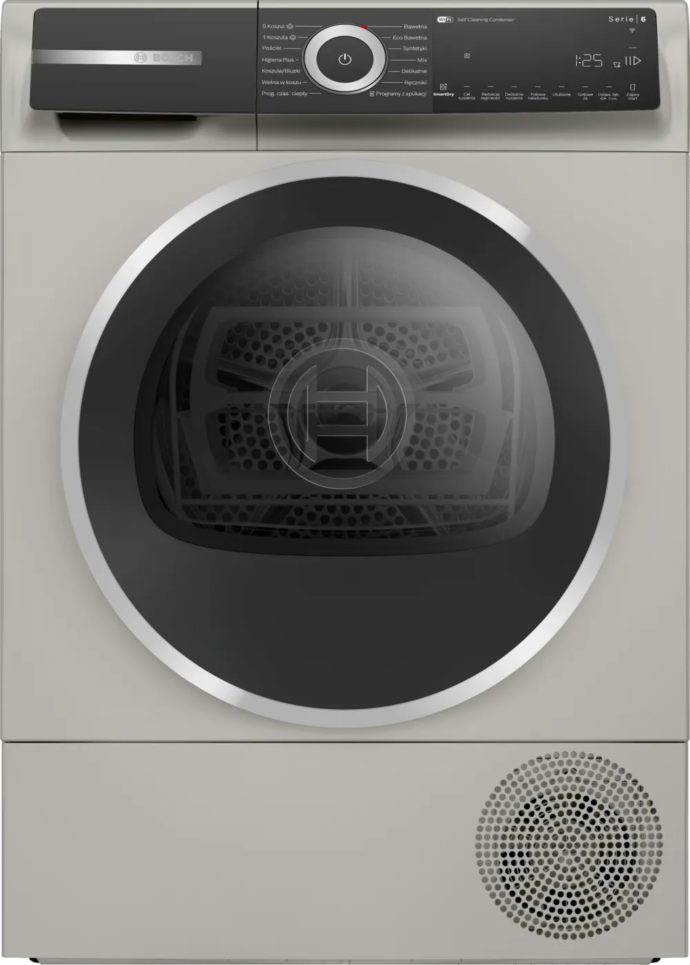 Suszarka z pompą ciepła BOSCH WQH245BXPL  9kg Srebrny Inox Serie 6 IronAssist SmartDry 