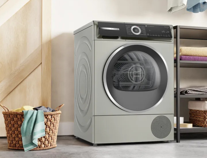 Suszarka z pompą ciepła BOSCH WQH245BXPL  9kg Srebrny Inox Serie 6 IronAssist SmartDry 