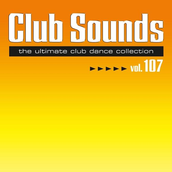 Albumcover mit dem Text 'Club Sounds' und 'the ultimate club dance collection' in Gelb.