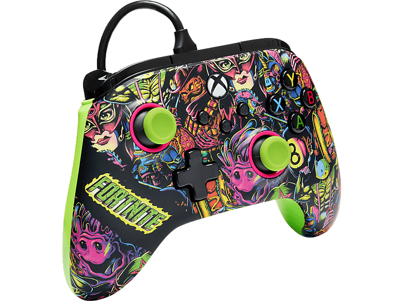 Thumbnail - POWERA Advantage Wired - Fortnite Glow Controller Mehrfarbig für Xbox Series S, X, One, PC
