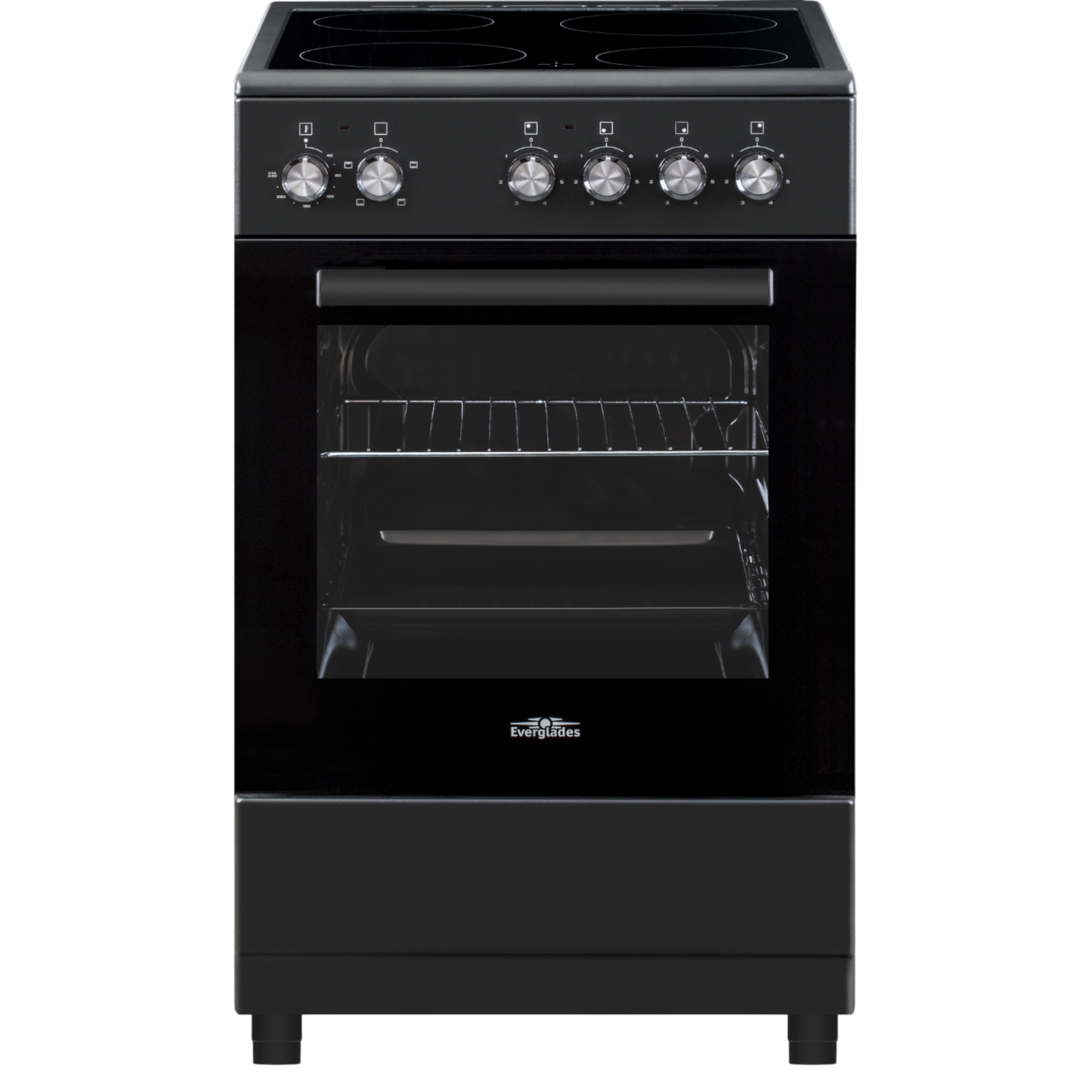 MediaMarkt Everglades Evck5120 - Fornuis Keramisch 2-fasen (perilex) Breedte 50 Cm aanbieding