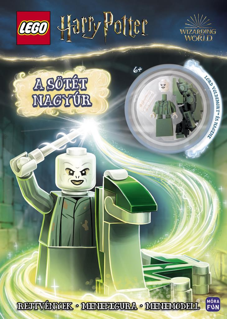 Móra Könyvkiadó - LEGO Harry Potter A Sötét Nagyúr + ajándék Lord Voldemort és Nagini minifigurával