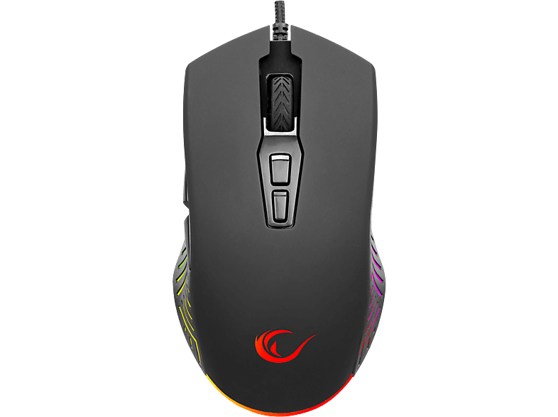 RAMPAGE SMX-G68 Spear Full RGB 7200DPI 7D Makrolu Gaming Oyuncu Mouse Siyah