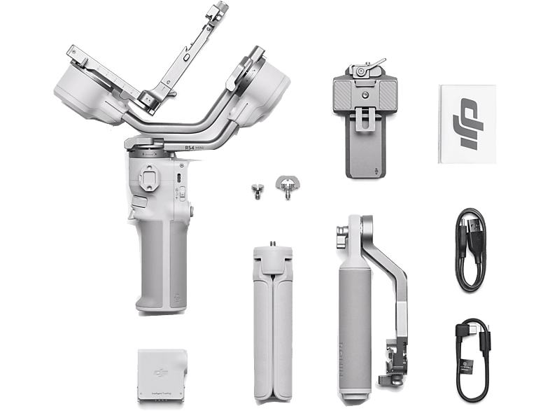 DJI RS 4 Mini Combo, 13h Autonomía, Carga hasta 2 kg, Bluetooth, Gris