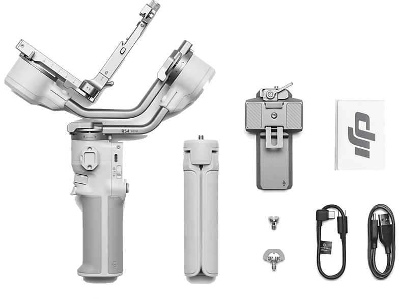 DJI RS 4 Mini, 13h Autonomía, Carga hasta 2 kg, Bluetooth, Gris