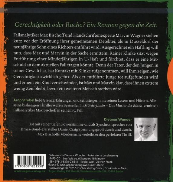 Buchcover mit Text und einem Foto eines Mannes.