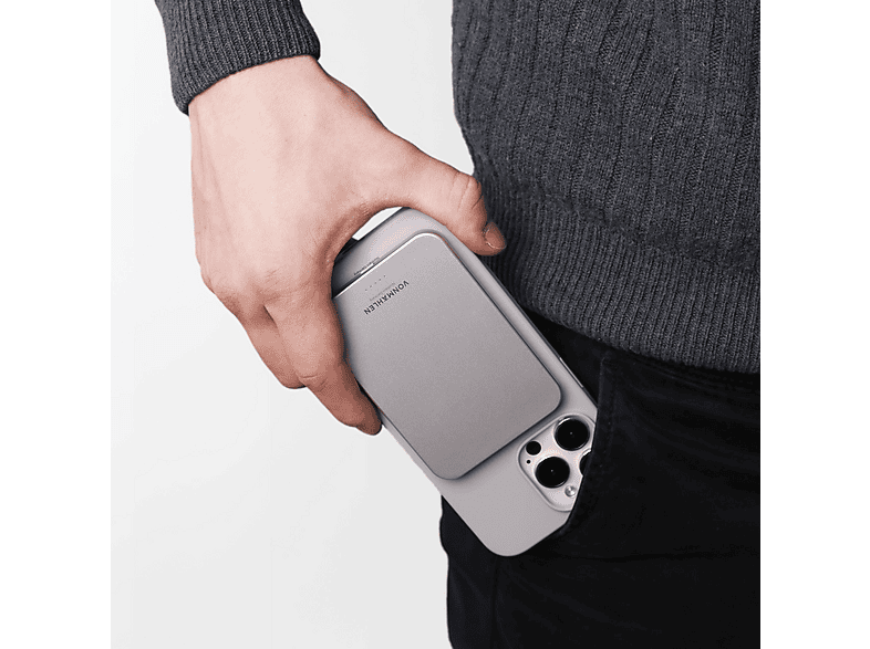 Thumbnail - VONMÄHLEN Evergreen Mag magnetischer Wireless Charger 5.000 mAh White