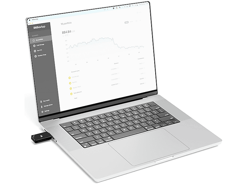 BITBOX 02 Multi-Edition, Hardware Wallet, USB-C, Schwarz; Krypto Hardware Wallet — Foto 2 von 5
