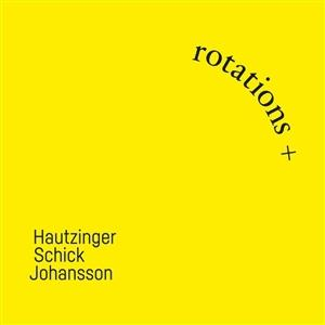 Gelbes Albumcover mit dem Wort "rotations" oben gebogen.
