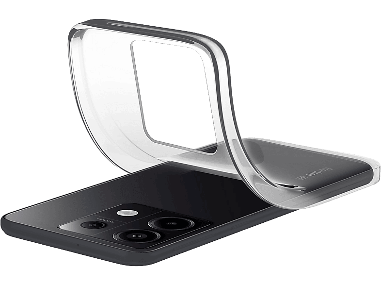 REACONDICIONADO Seminuevo Muy bueno Funda móvil - CellularLine SOFT, Para Xiaomi Redmi 13 PRO, Goma blanda, Transparente