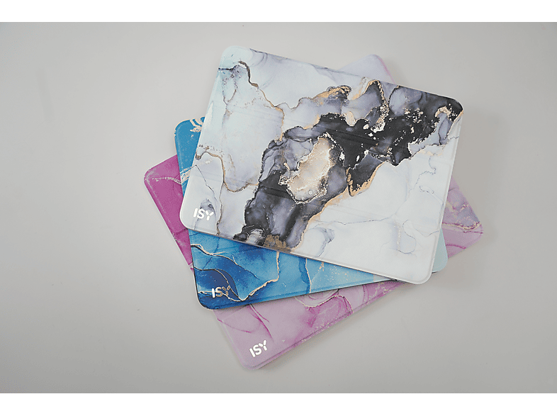 Thumbnail - ISY ICT-2006-MW, Bookcover, Apple, iPad Air 11" (2024) & 10.9" (4. / 5. Gen.) Pro (1. 2. 3. 4. Gen.), Marmor-weiß